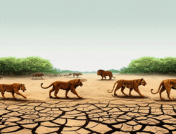 Efek perubahan kondisi pada pola perpindahan penduduk binatang buas