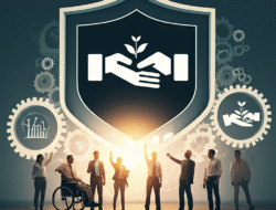 Kemajuan sistem agunan sosial serta perlindungan daya kegiatan