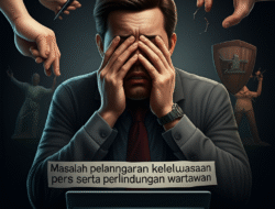 Masalah pelanggaran keleluasaan pers serta perlindungan wartawan